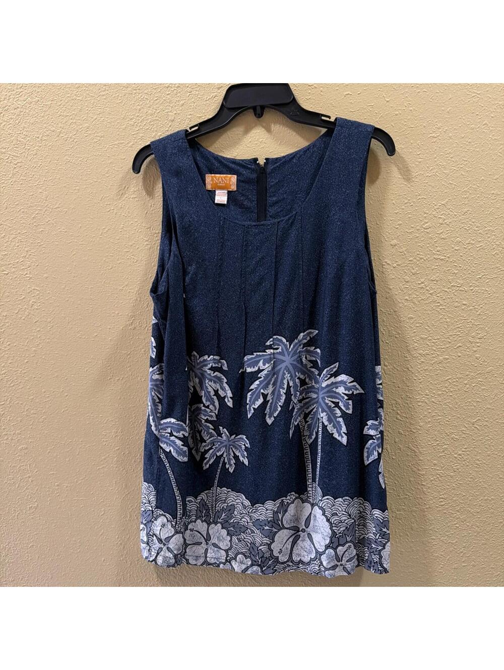 Women's Vintage Hawaiian Nani Sleeveless Blouse Size L